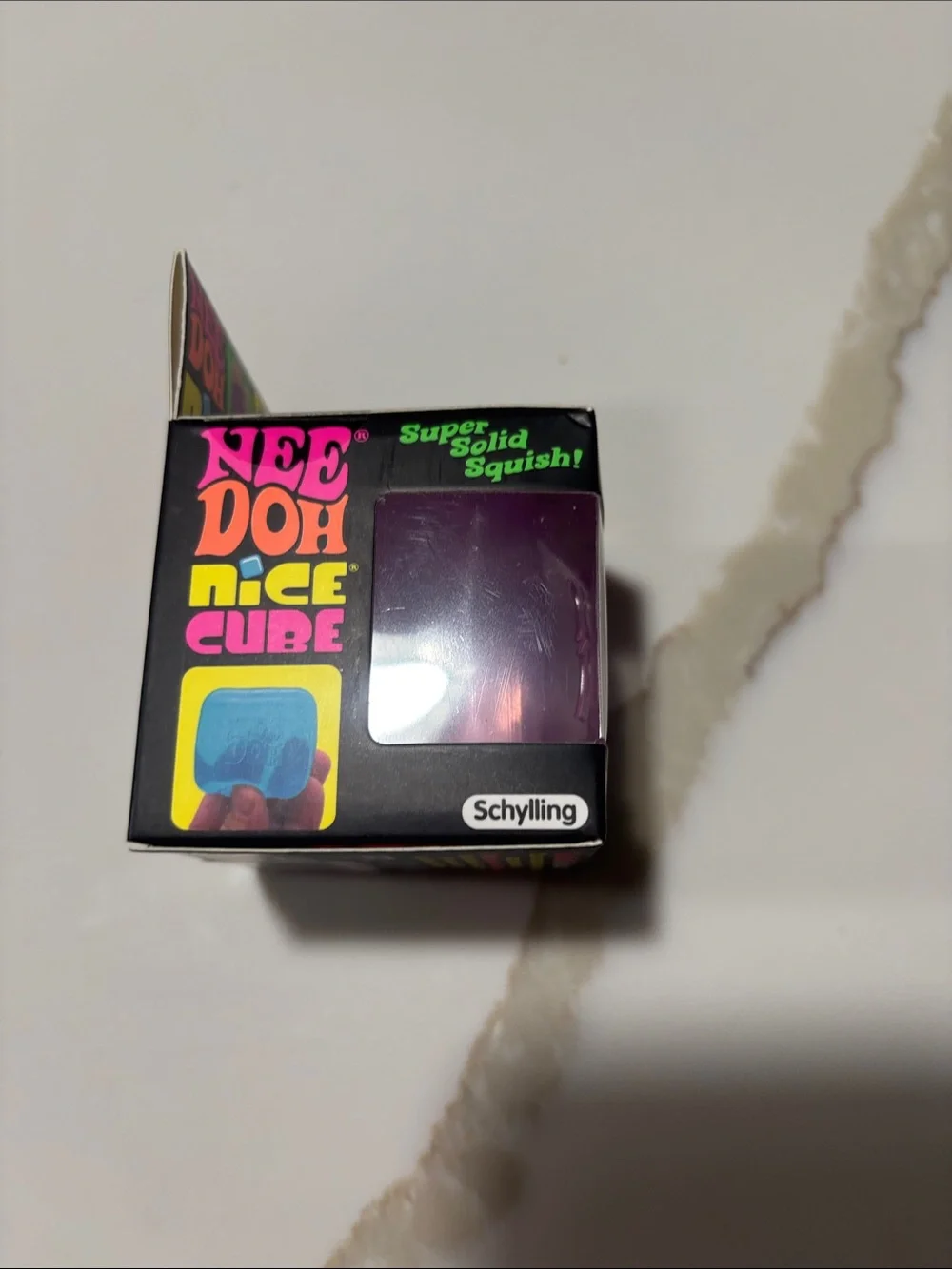 NeeDoh Nice Cube Squishy - Purple - Picture 4 of 4